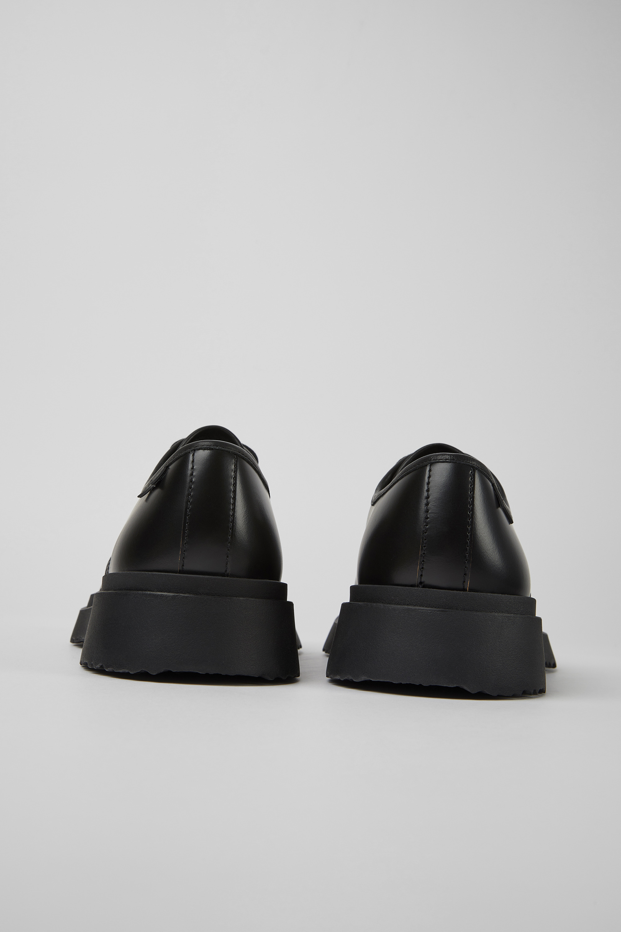 Walden - Black leather lace-up shoes for men