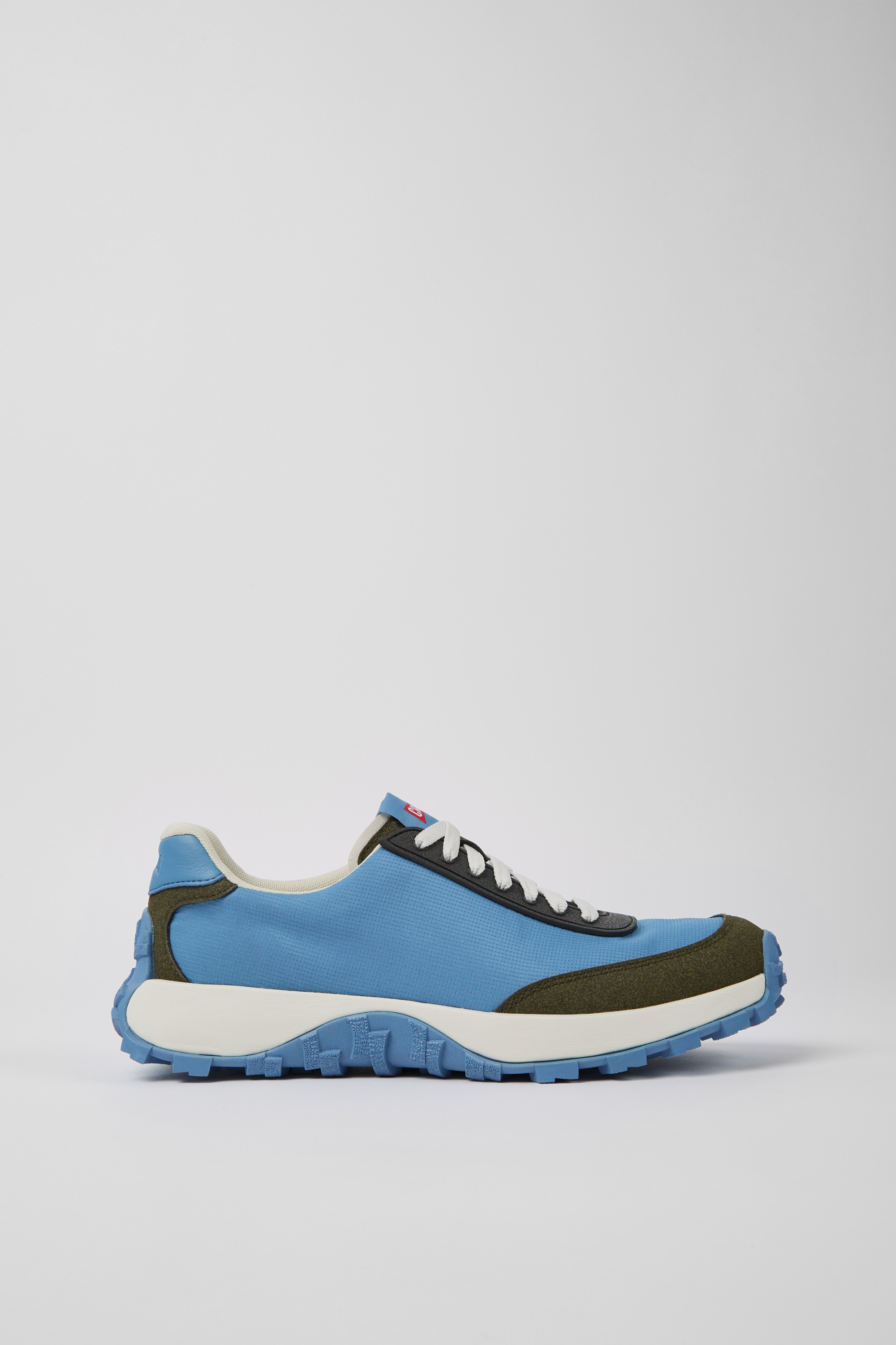Drift Trail - Blue textile and nubuck sneakers for men