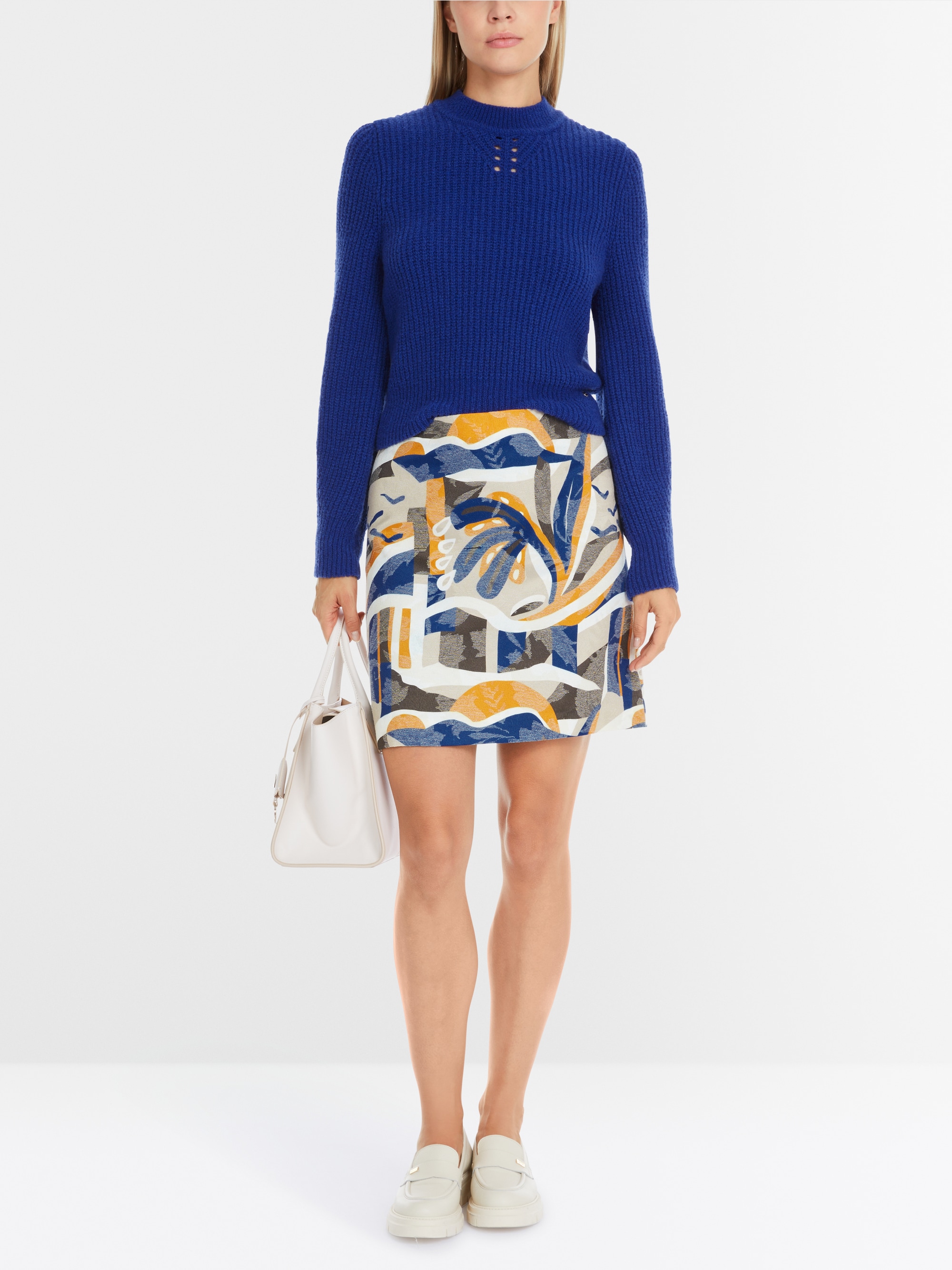 Marc-Cain Crew-neck sweater: knitted in Germany