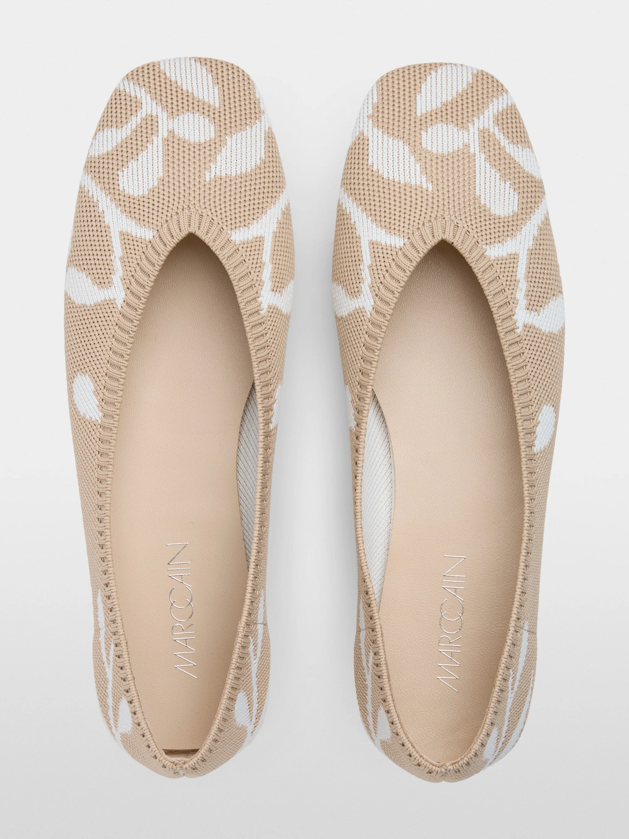 Marc-Cain Ballerinas in patterned techno-knit