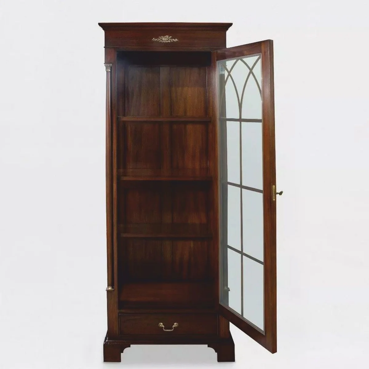 Casa Padrino vitrina barroco de lujo marr¨®n oscuro A. 189 cm - Muebles barrocos