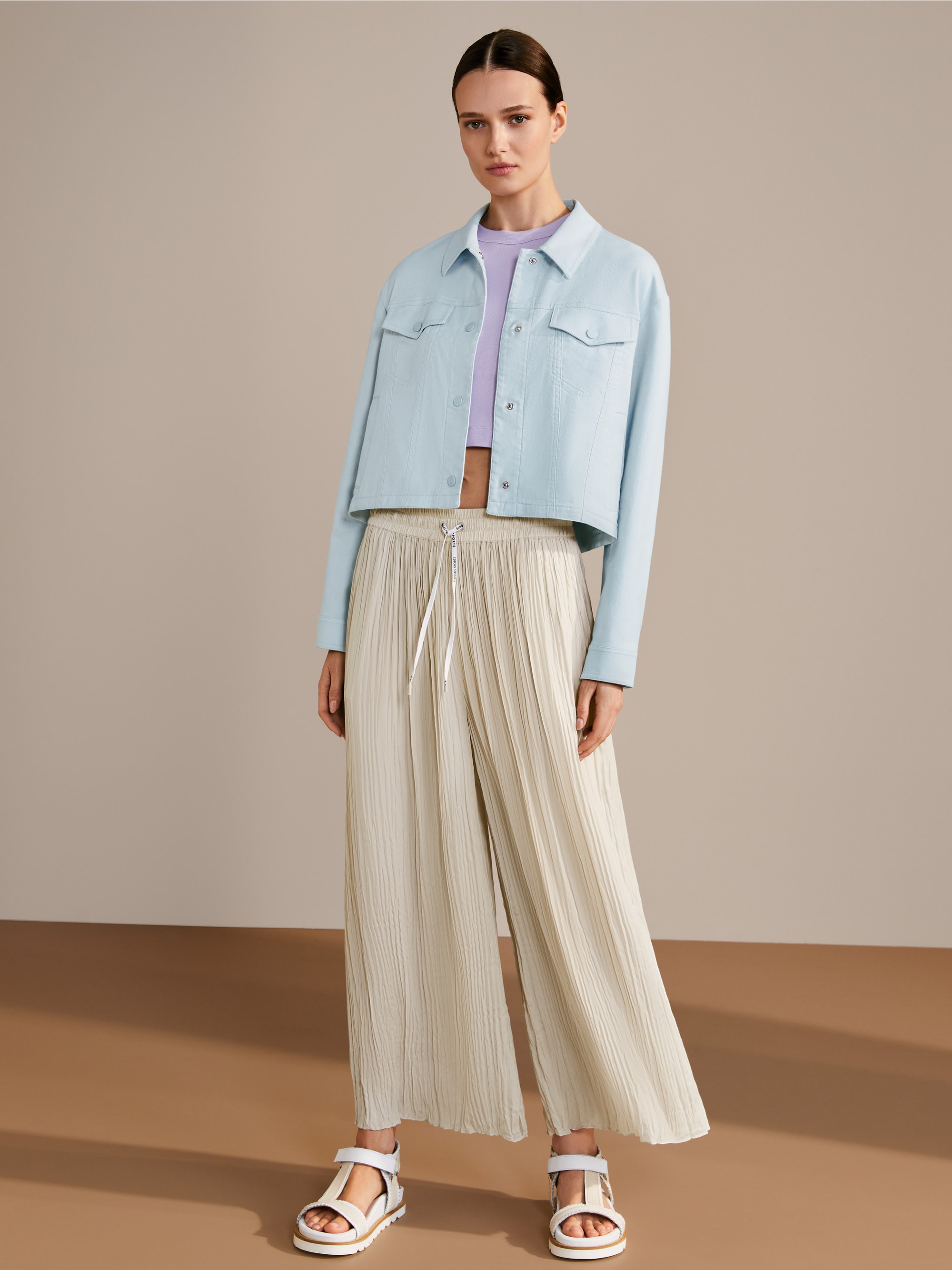 Marc-Cain WOLIN Rethink Together pleated trouers