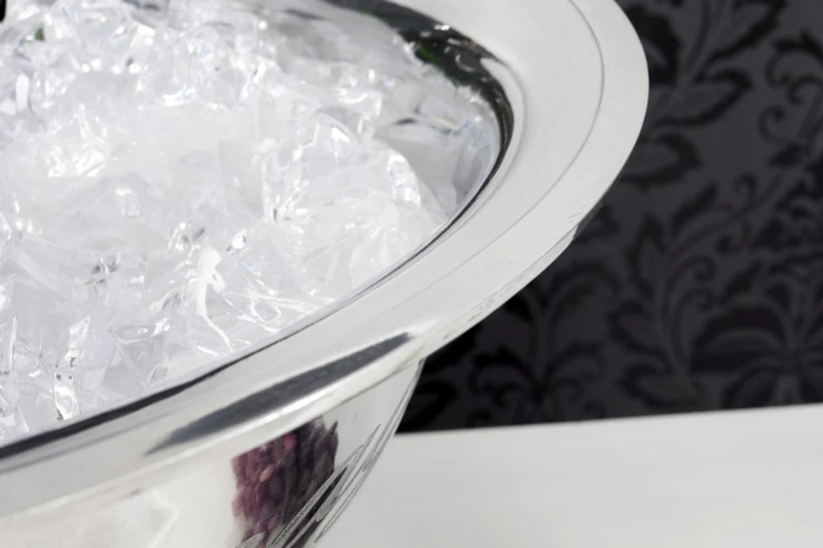 Massive table wine cooler / champagne cooler made of aluminum H 30 cm B 65 cm by Casa Padrino