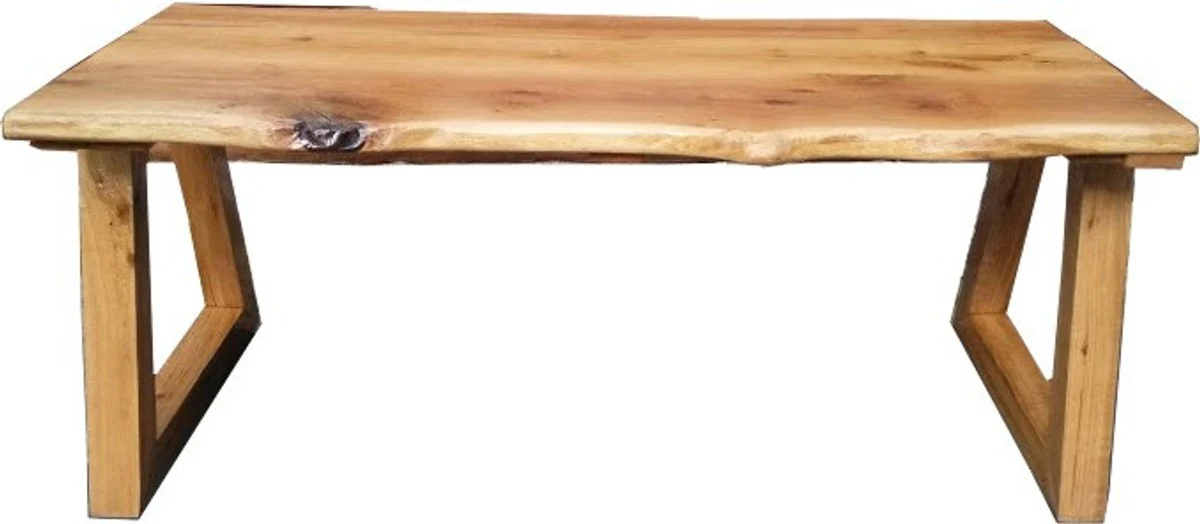 Casa Padrino Vintage dining table Rustic Solid Oak 200 x 100 cm Mod TR5 - country-style table solid oak