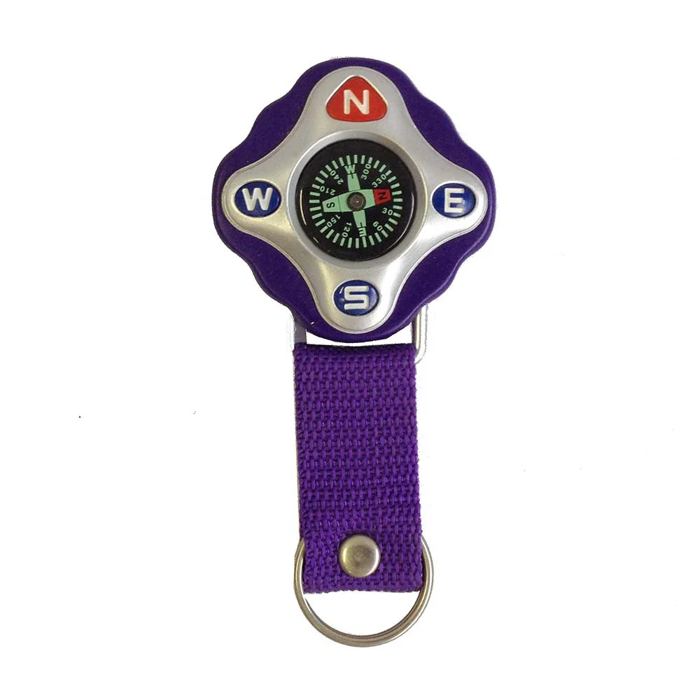 Brújula Hosa FLOTANTE COLGANTE llavero - lila