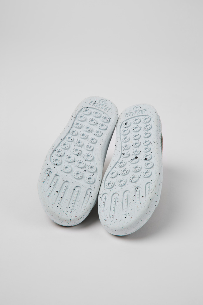 Peu Touring Green fabric shoes for children