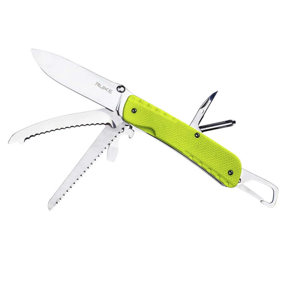 Ruike Trekker LD43 rescue – Navaja multiusos de bolsillo