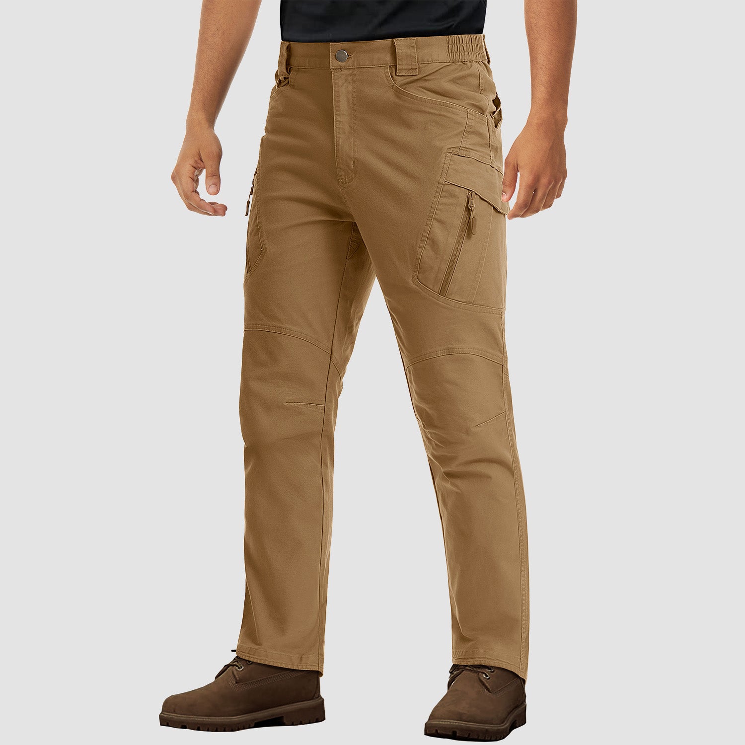 Men's Tactical Pants with 9 Pockets Rip-Stop Lightweight Work Cargo Pants