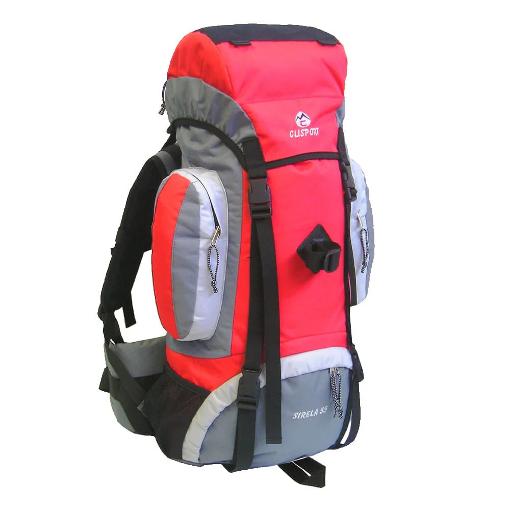 Clisport SIRELA 55L roja - Mochila de trekking