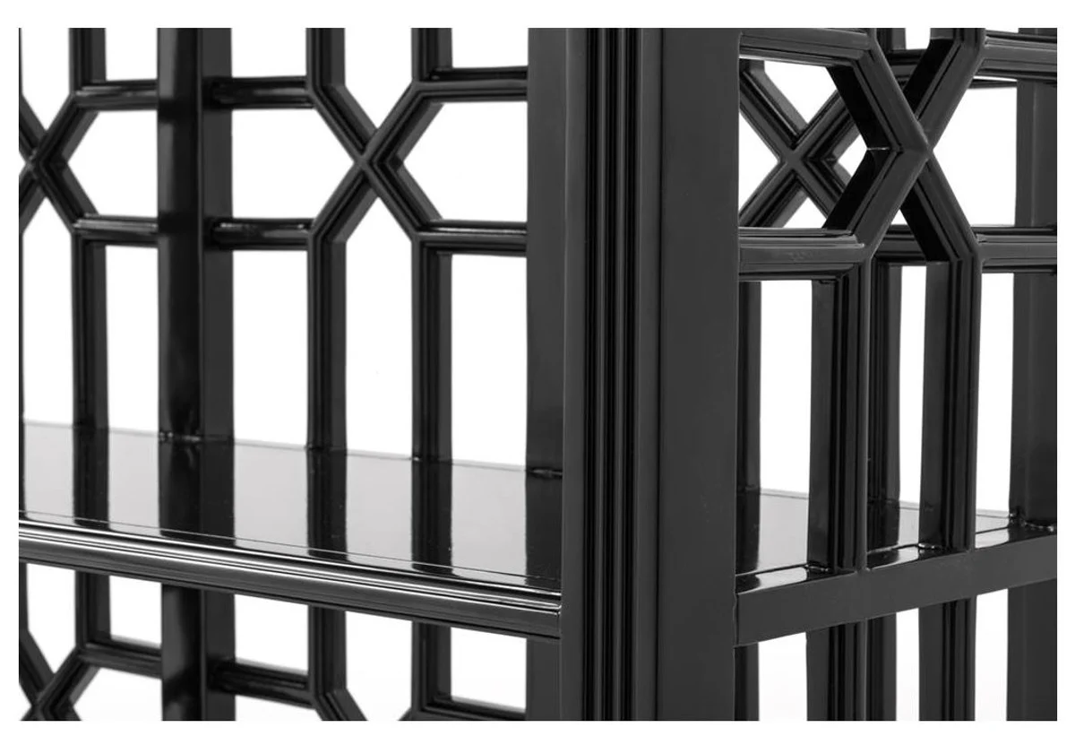 Casa Padrino de caoba Dise?ador estante del gabinete negro piano - calidad de lujo