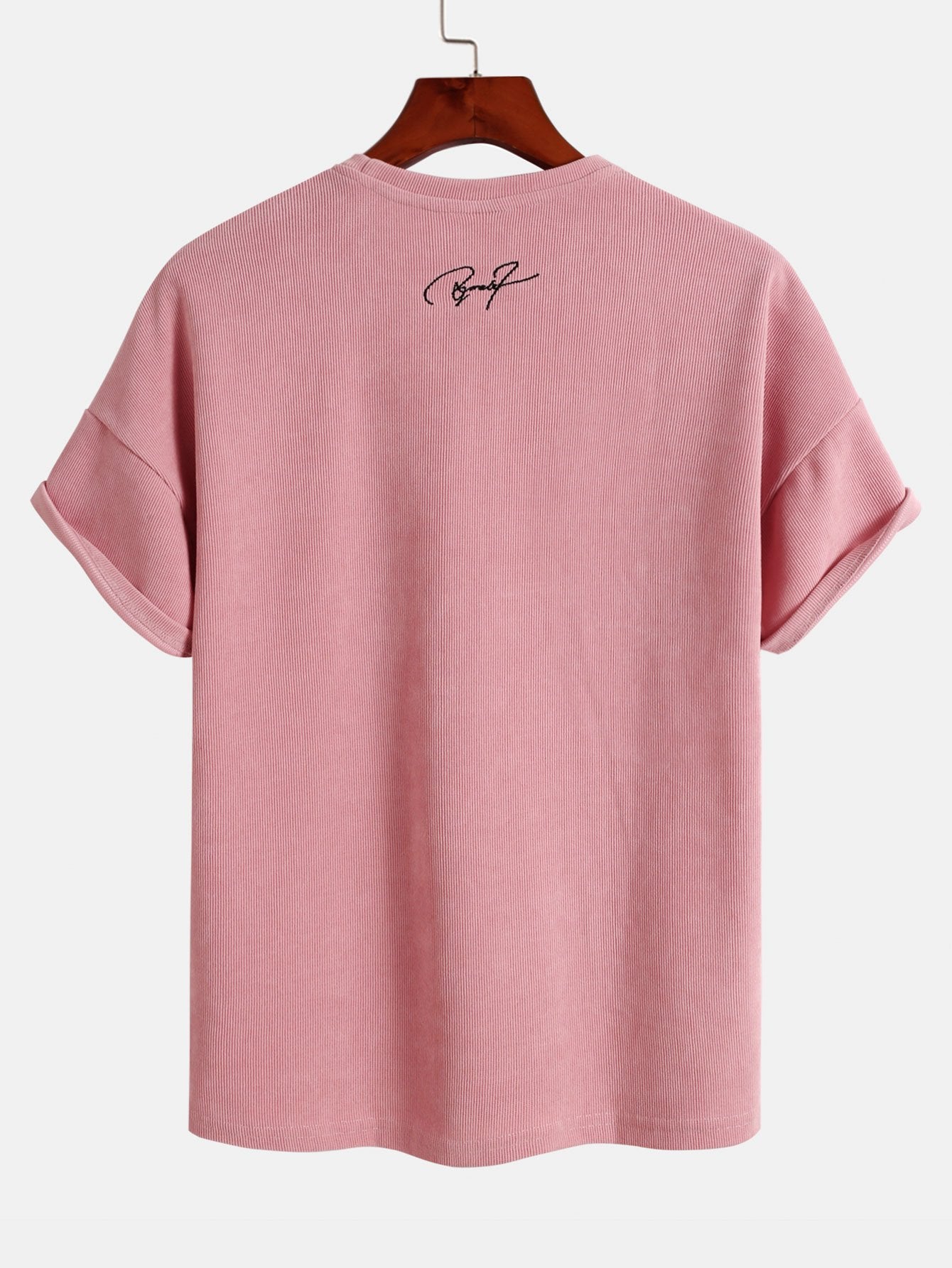 Dropped Shoulder Corduroy T-Shirt