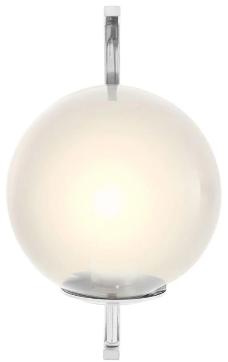 Casa Padrino lámpara de pared de diseño plata 20 x 30 x H. 32 cm - Muebles de Diseño