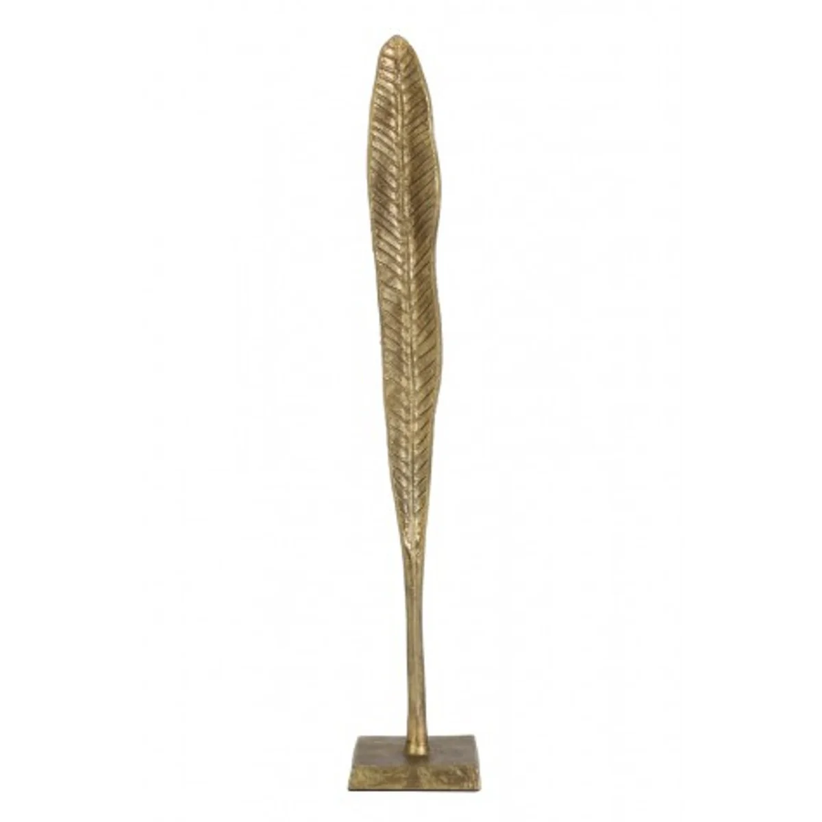 Casa Padrino deco de metal de bronce antiguo diseñador de 10 x 10 x 58,5 cm H - decoración del hotel