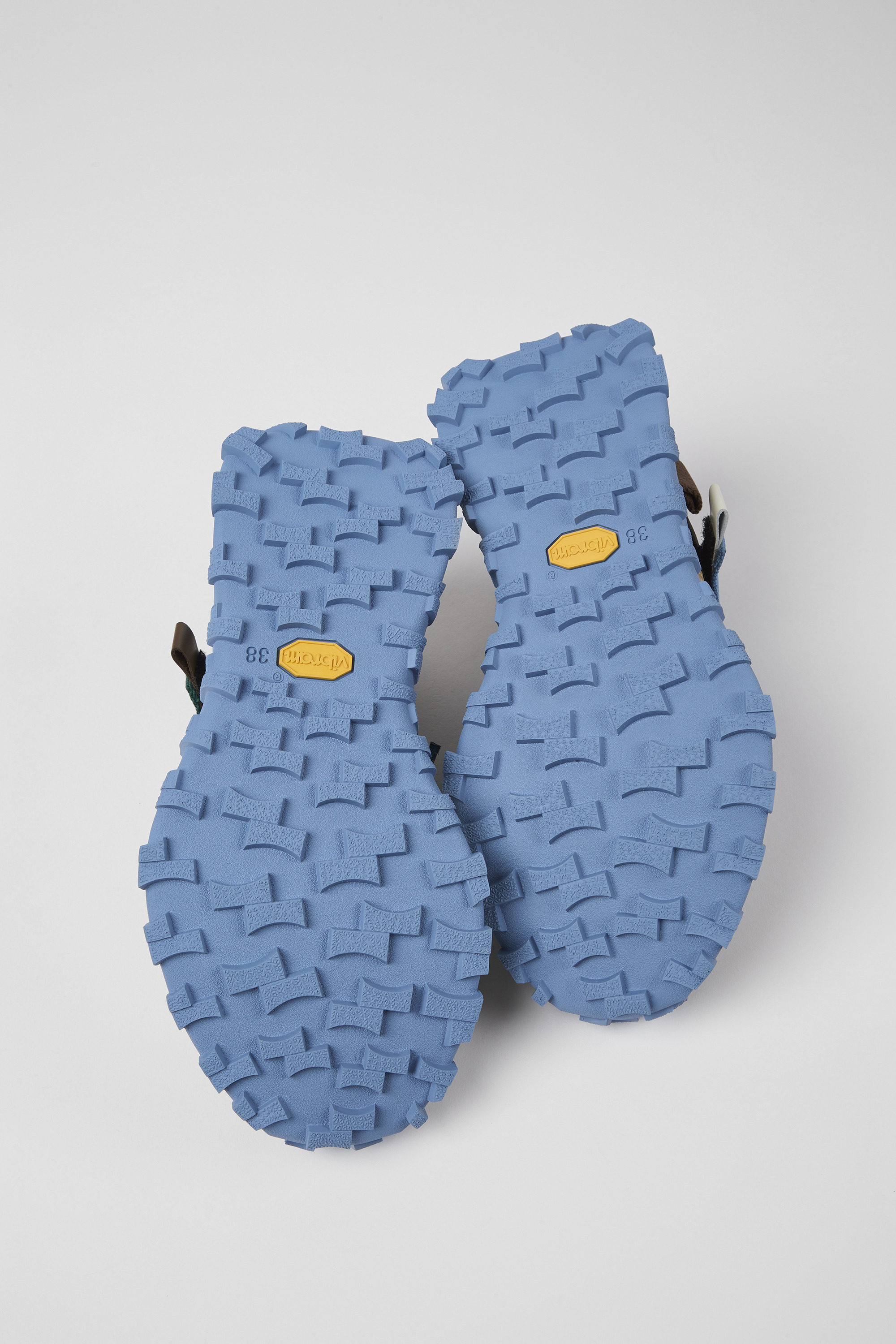 Twins - Multicolored textile and nubuck sneakers for women