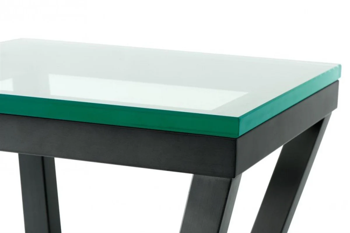 Casa Padrino luxury side table / column stainless steel bronze finish 35 x 35 x H 101 cm - table furniture