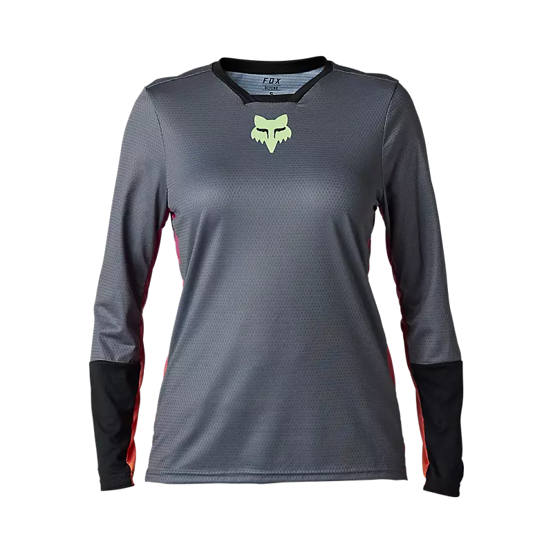 Womens Defend Race Long Sleeve Jersey