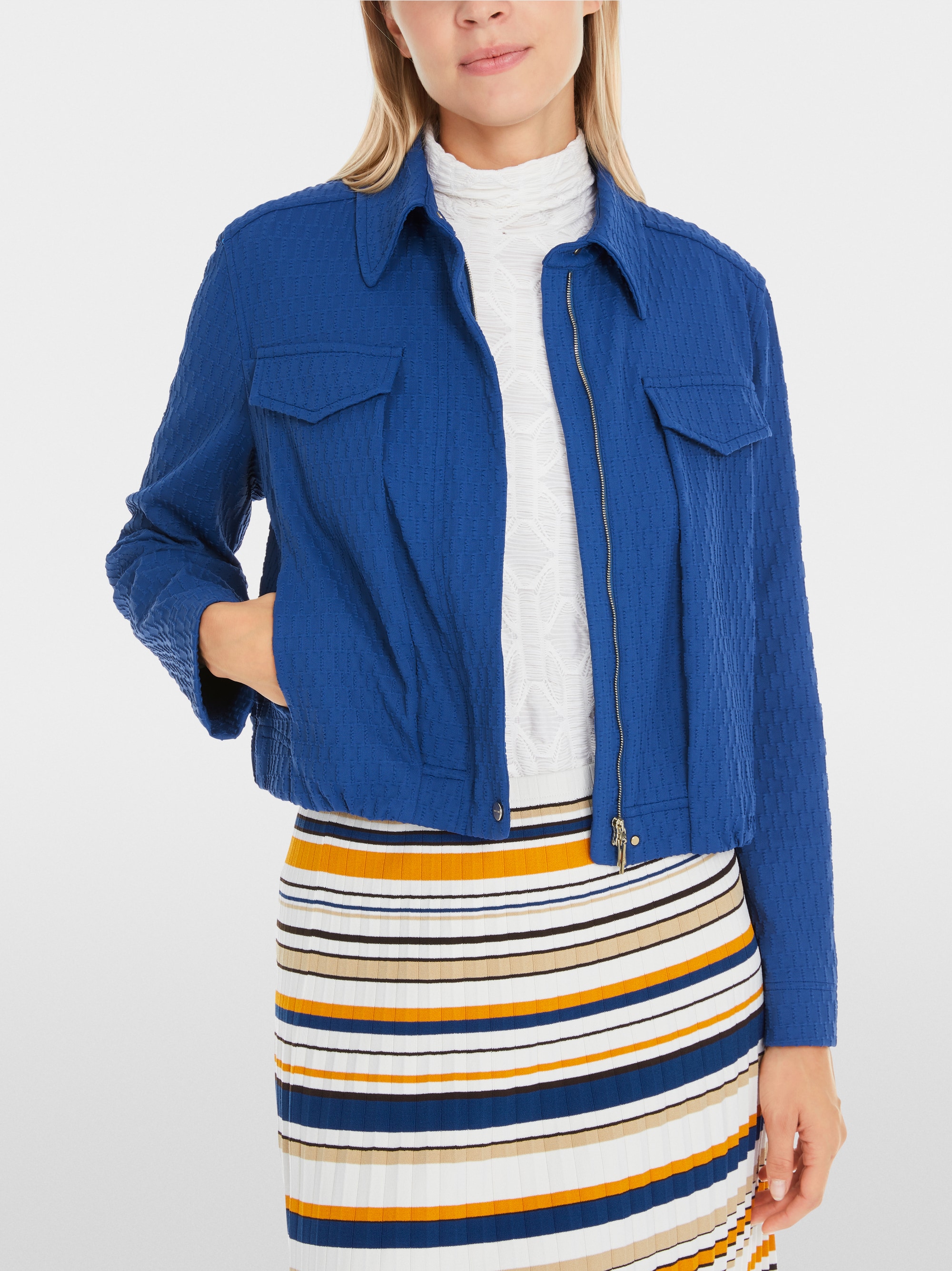 Marc-Cain Sporty jacket in structured fabric