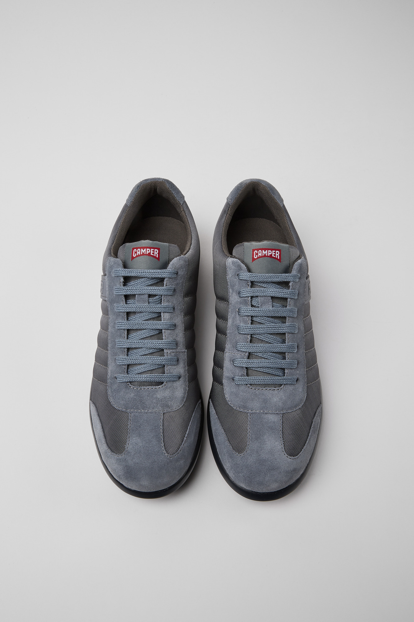 Pelotas XLite - Gray textile and nubuck shoes for men