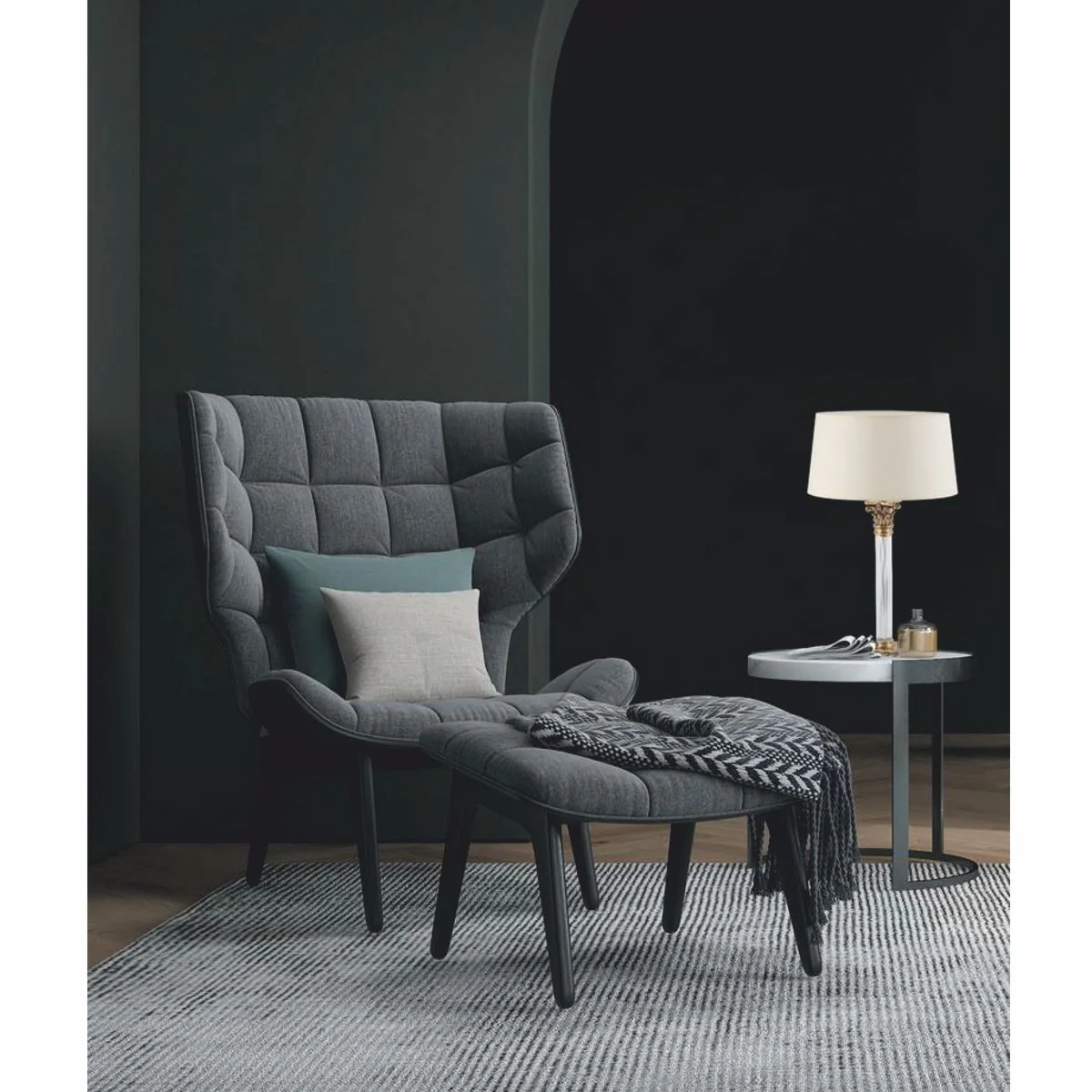 Casa Padrino l¨¢mpara de mesa barroco de lujo lat¨®n con p¨¢tina / crema A. ??70 cm