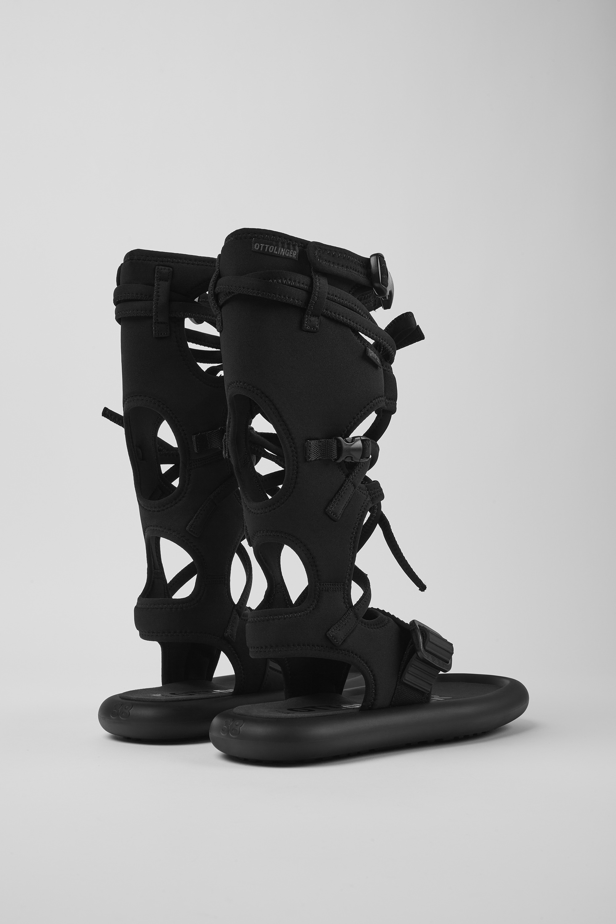Ottolinger - Black sandals for women by Camper x Ottolinger