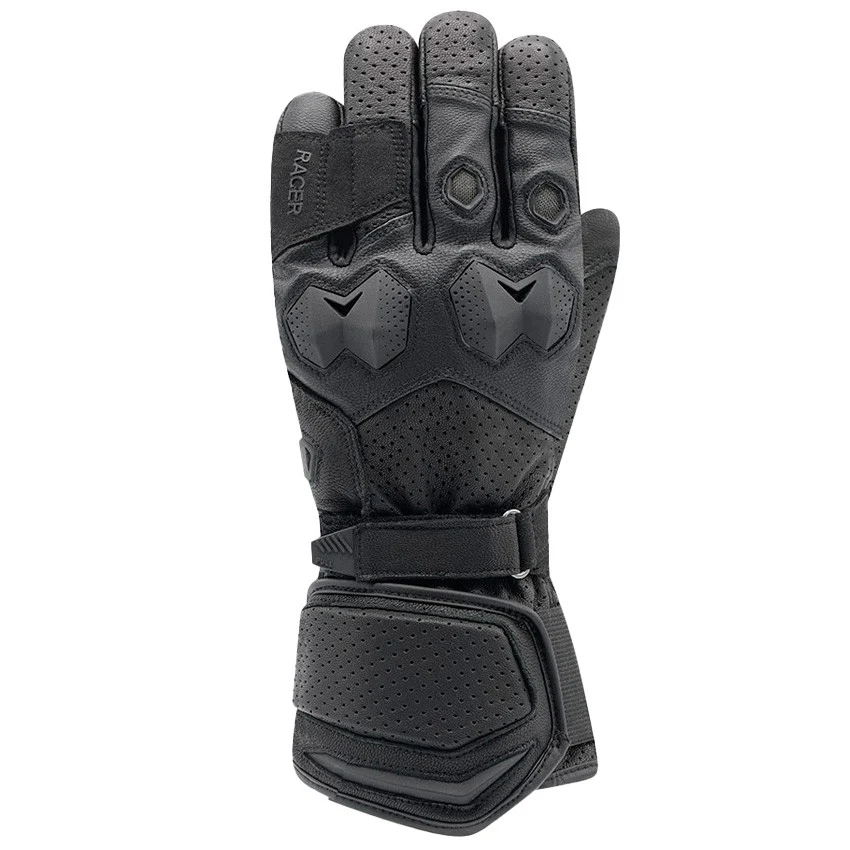 GUANTES VERANO RACER BLOCKS LONG NEGRO