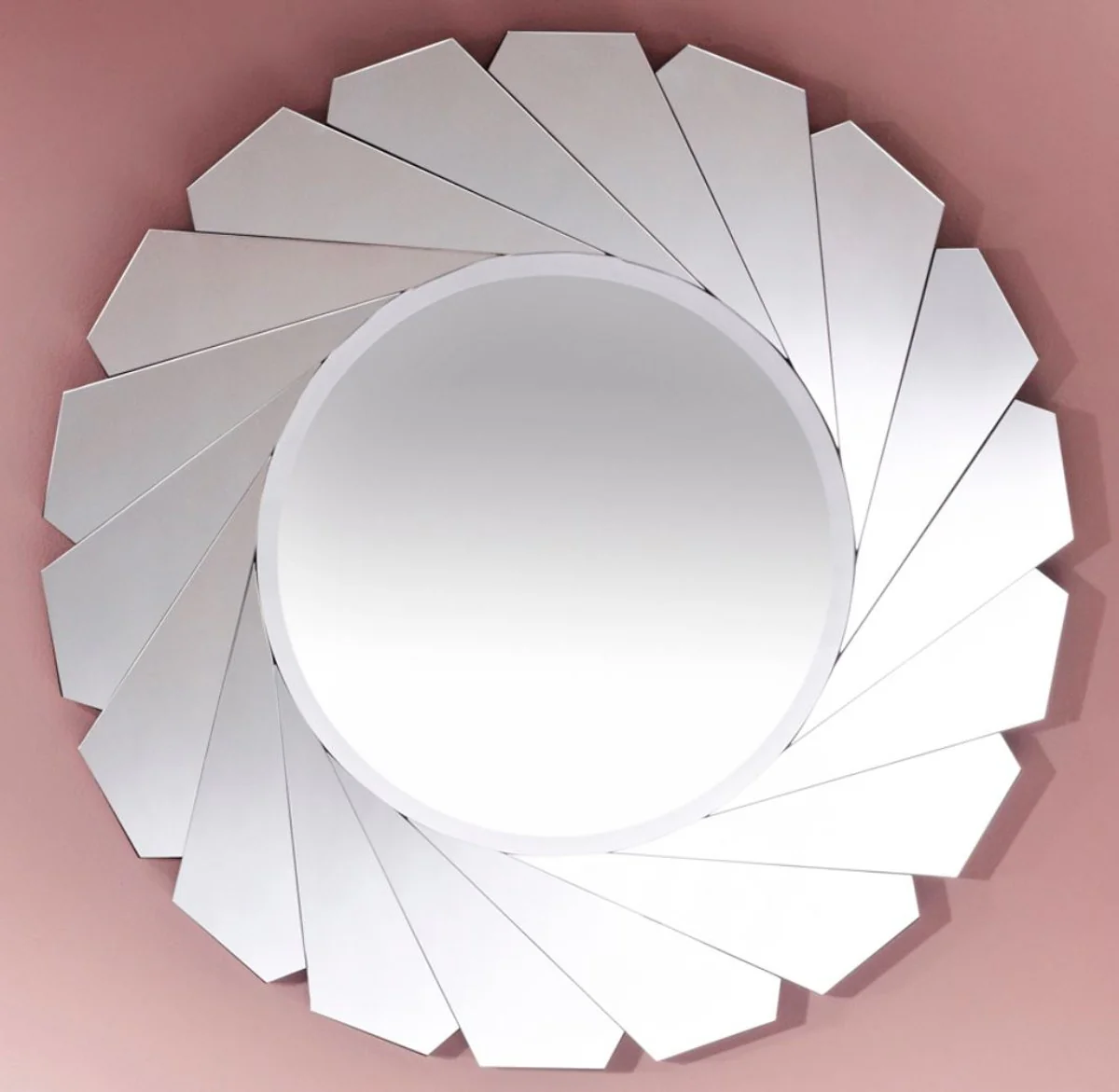 Casa Padrino espejo de pared ? 89 cm - Accesorios de Sala de Estar de Lujo