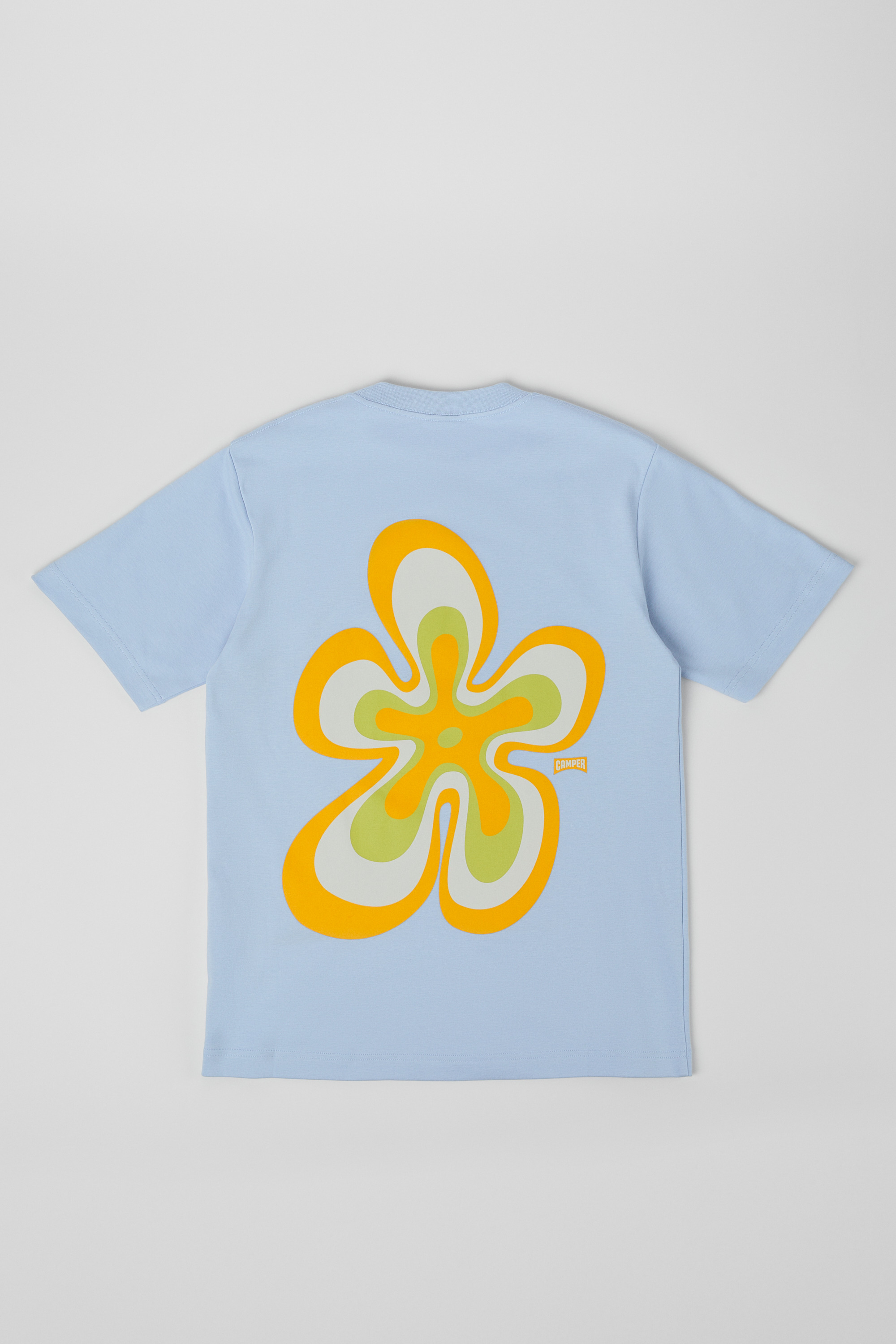 T-Shirt - Blue organic cotton T-shirt