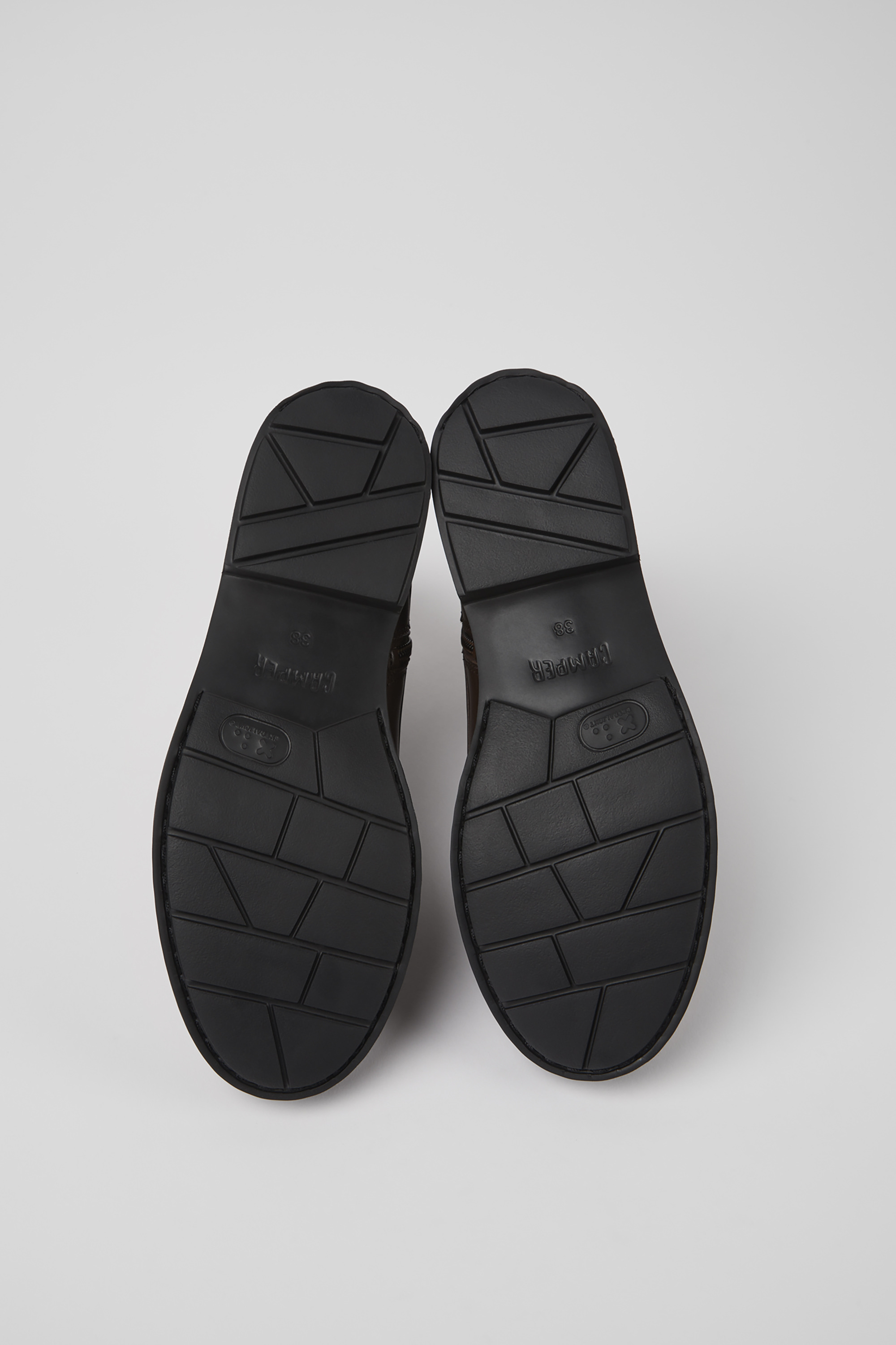 Neuman - Brown leather ankle boots for women