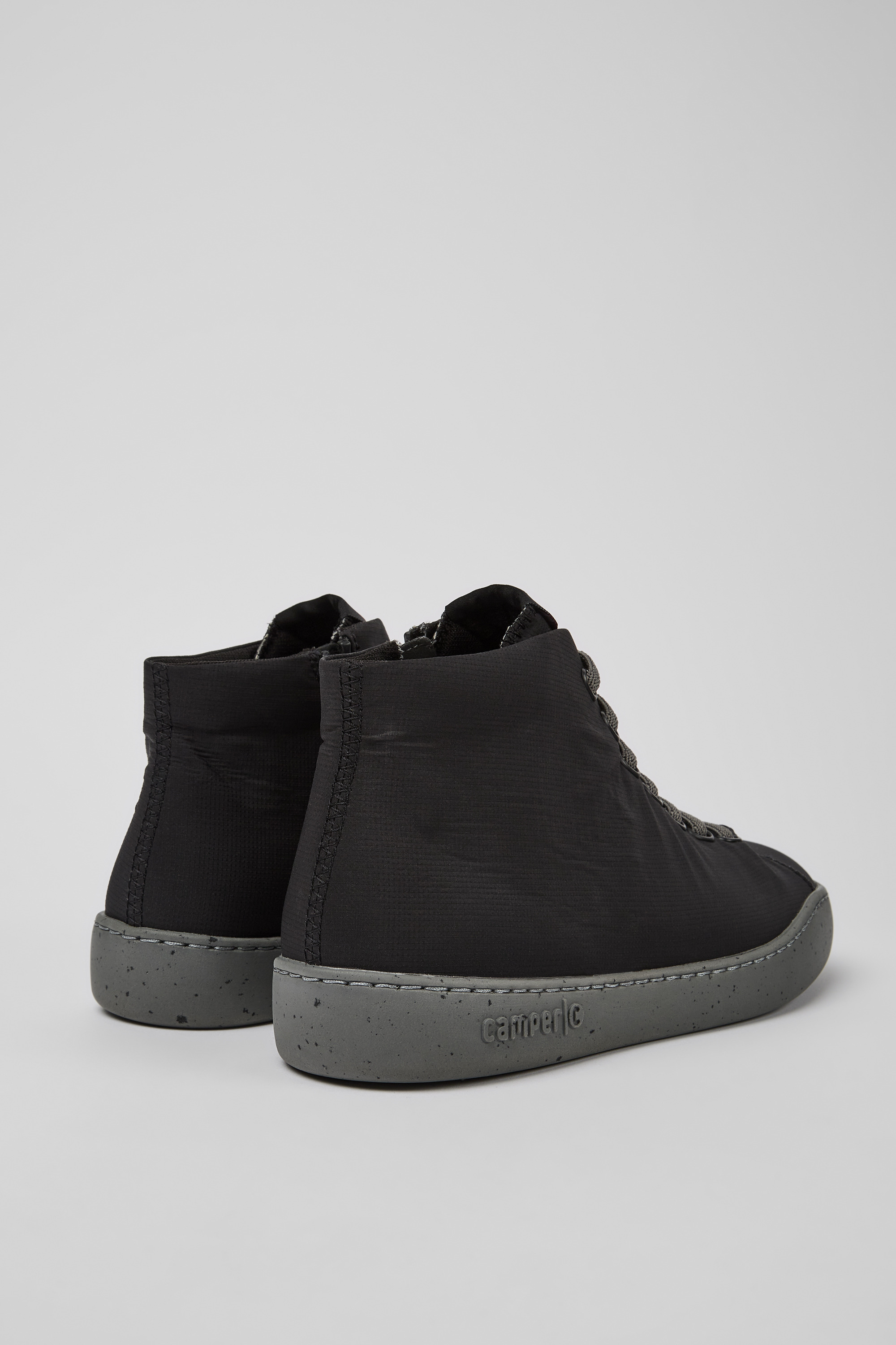 Peu Touring - Black recycled PET sneakers for men