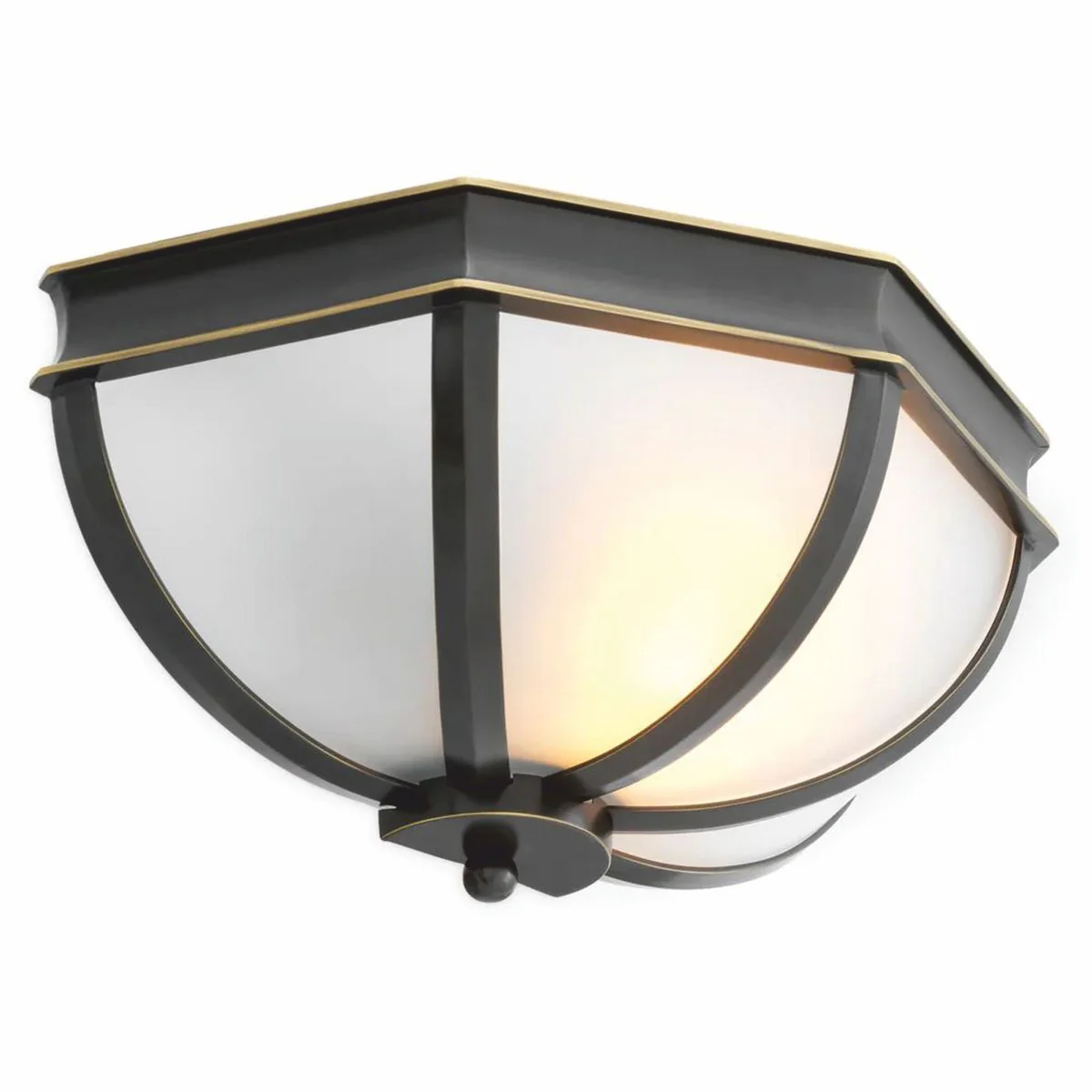 Casa Padrino l¨¢mpara de pared de lujo bronce / blanco 33 cm - Apliques de pared de lujo