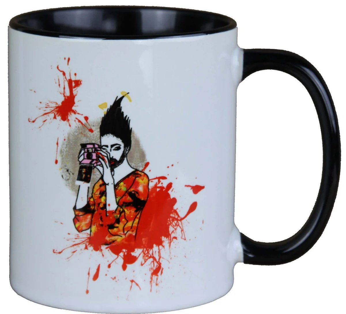 Harald Gl??ckler Pomp??s Mug fot¨®grafo rojo - dise?ado por Harald Gl??ckler