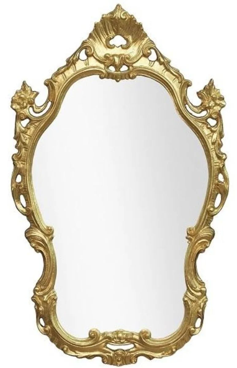 Casa Padrino espejo barroco de lujo oro 55 x 4 x A. 86 cm - Espejo de pared magn¨ªfico en estilo barroco - Calidad de Lujo - Hecho en Italia