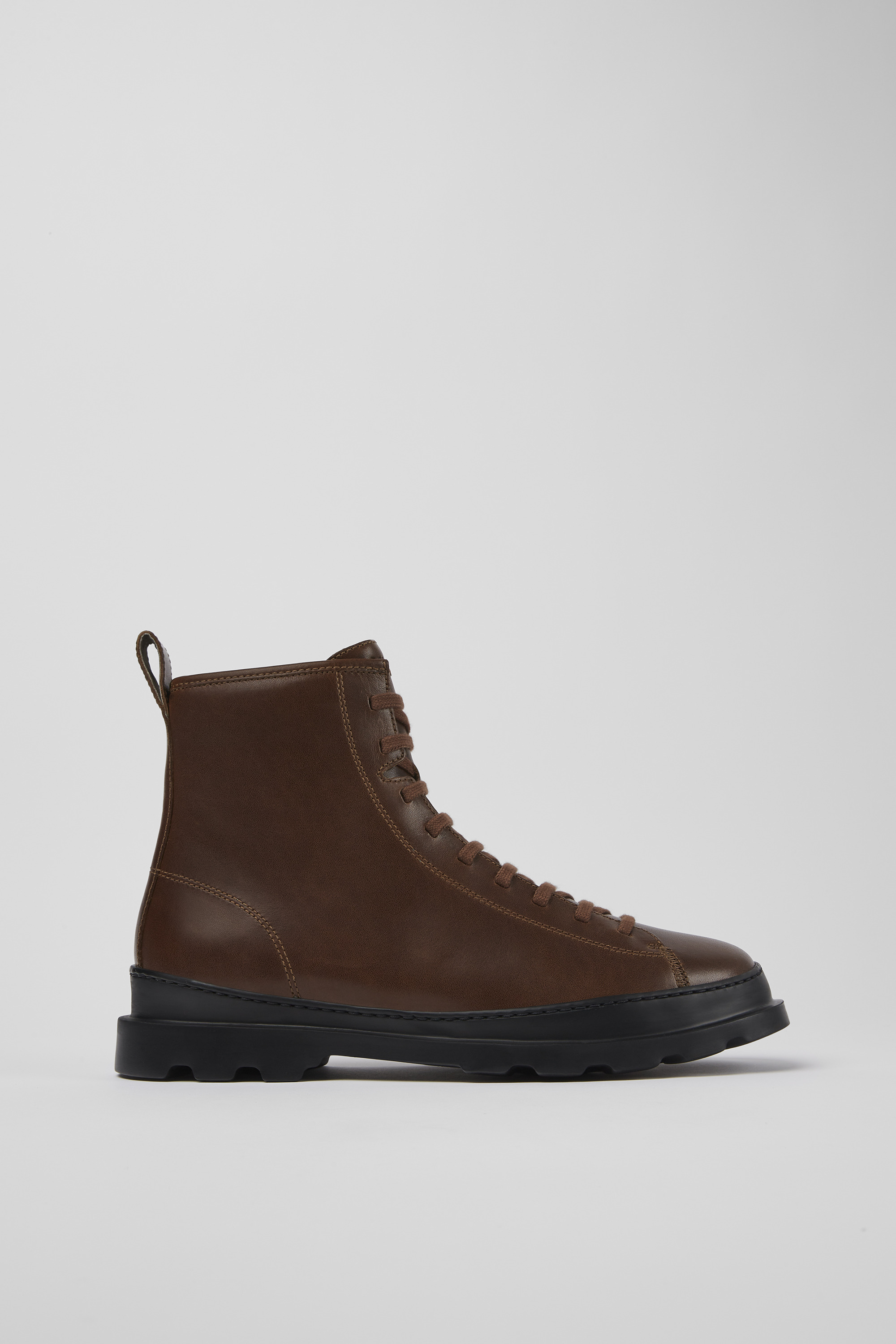 Brutus - Brown medium lace boot for men