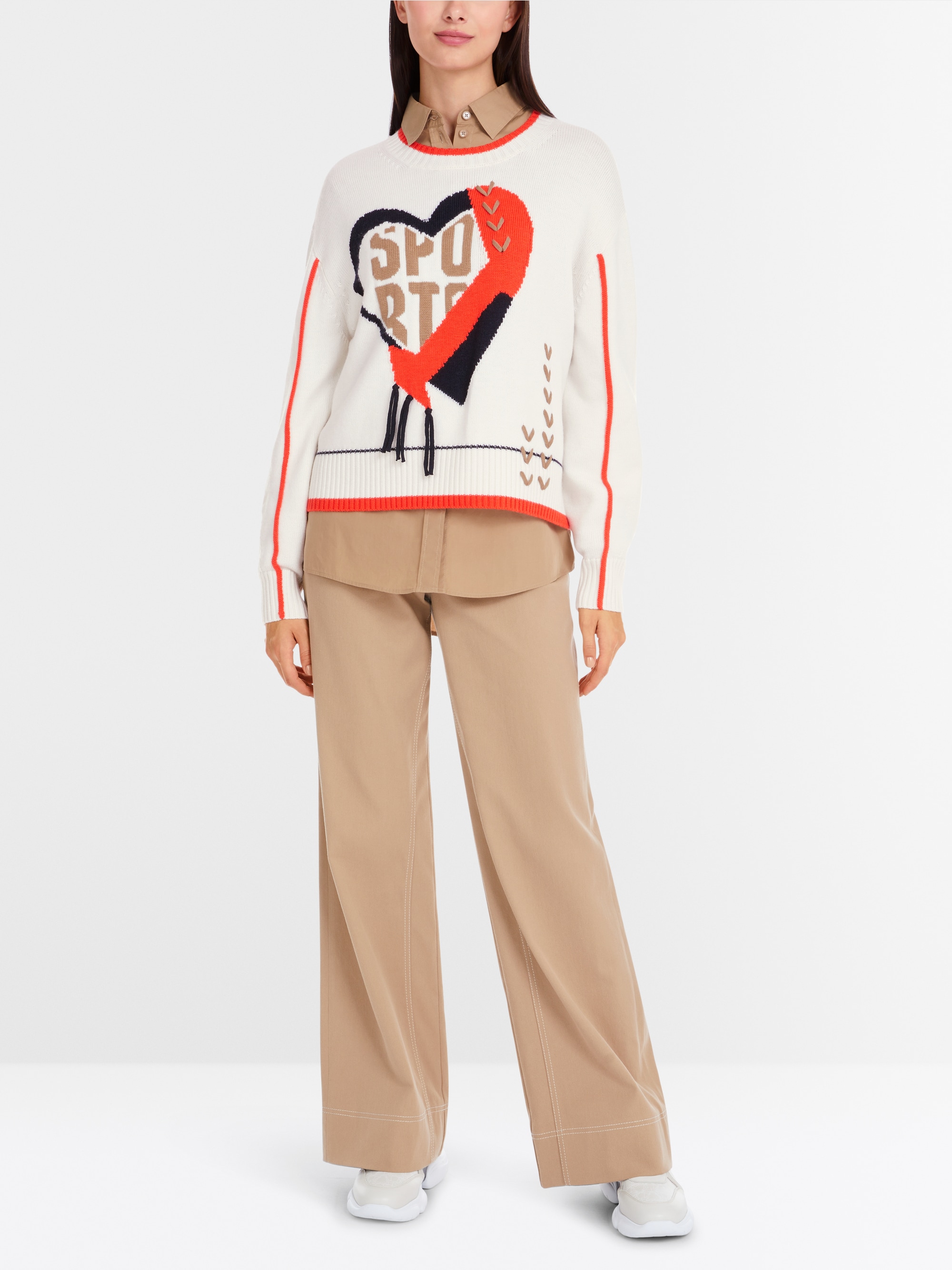 Marc-Cain Sweater in pure wool