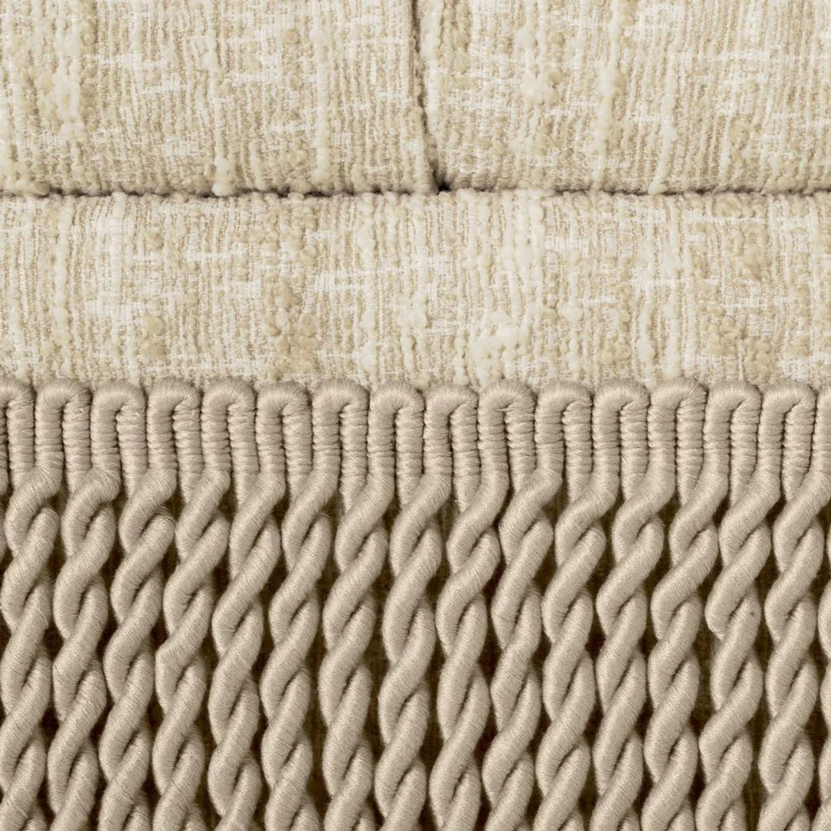 Casa Padrino taburete Chesterfield de lujo crema 125 x 125 x A. 47 cm - Reposapi¨¦s cuadrado