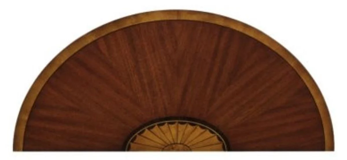 Casa Padrino Consola de Caoba Art Nouveau Marrón / Oro 81 x 35 x H. 83 cm - Consola de Lujo Art Nouveau