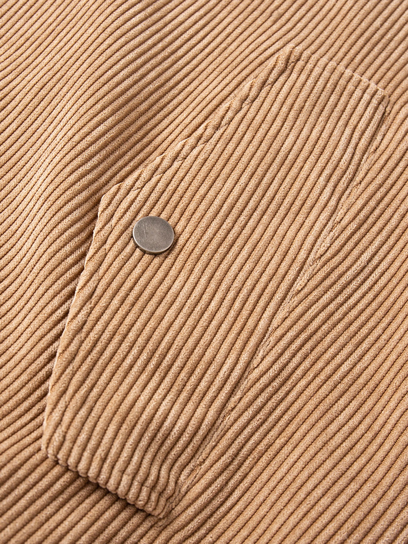 Corduroy Zip Up Bomber Jacket