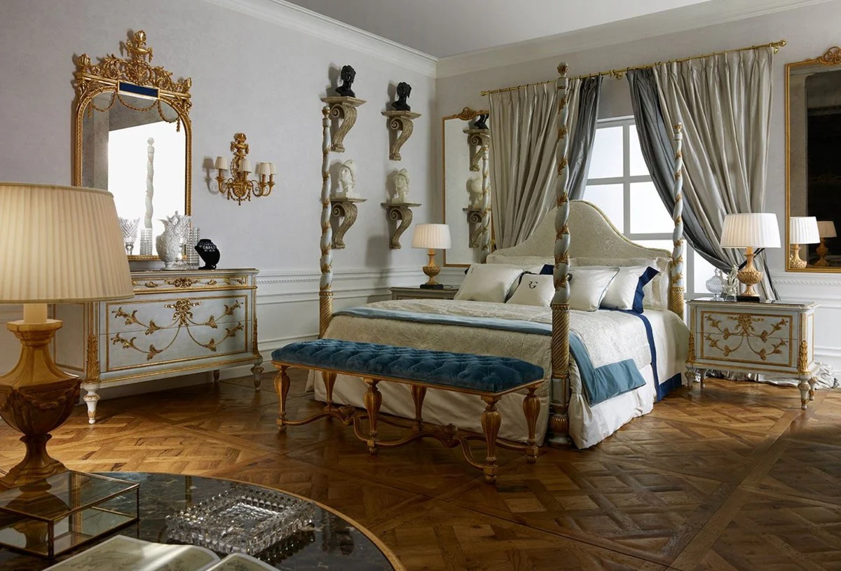 Casa Padrino espejo barroco de lujo oro - Magn¨ªfico espejo de pared de estilo barroco italiano - Muebles de lujo en estilo barroco - Hecho en Italia - Interior barroco de lujo
