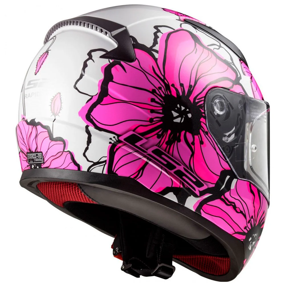 CASCO LS2 FF353 RAPID II POPPIES ROSA