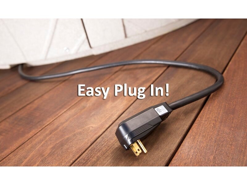 Lifesmart Spas LS100 4 - Person 13 - Jet Rectangular Plug And Play Hot Tub