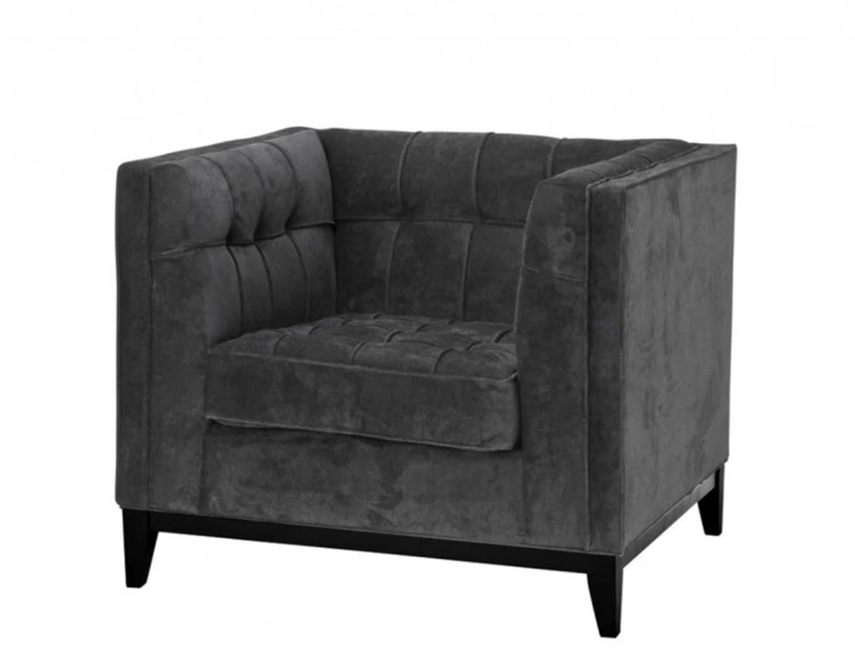 Casa Padrino luxury designer hotel armchair black - Luxury Quality