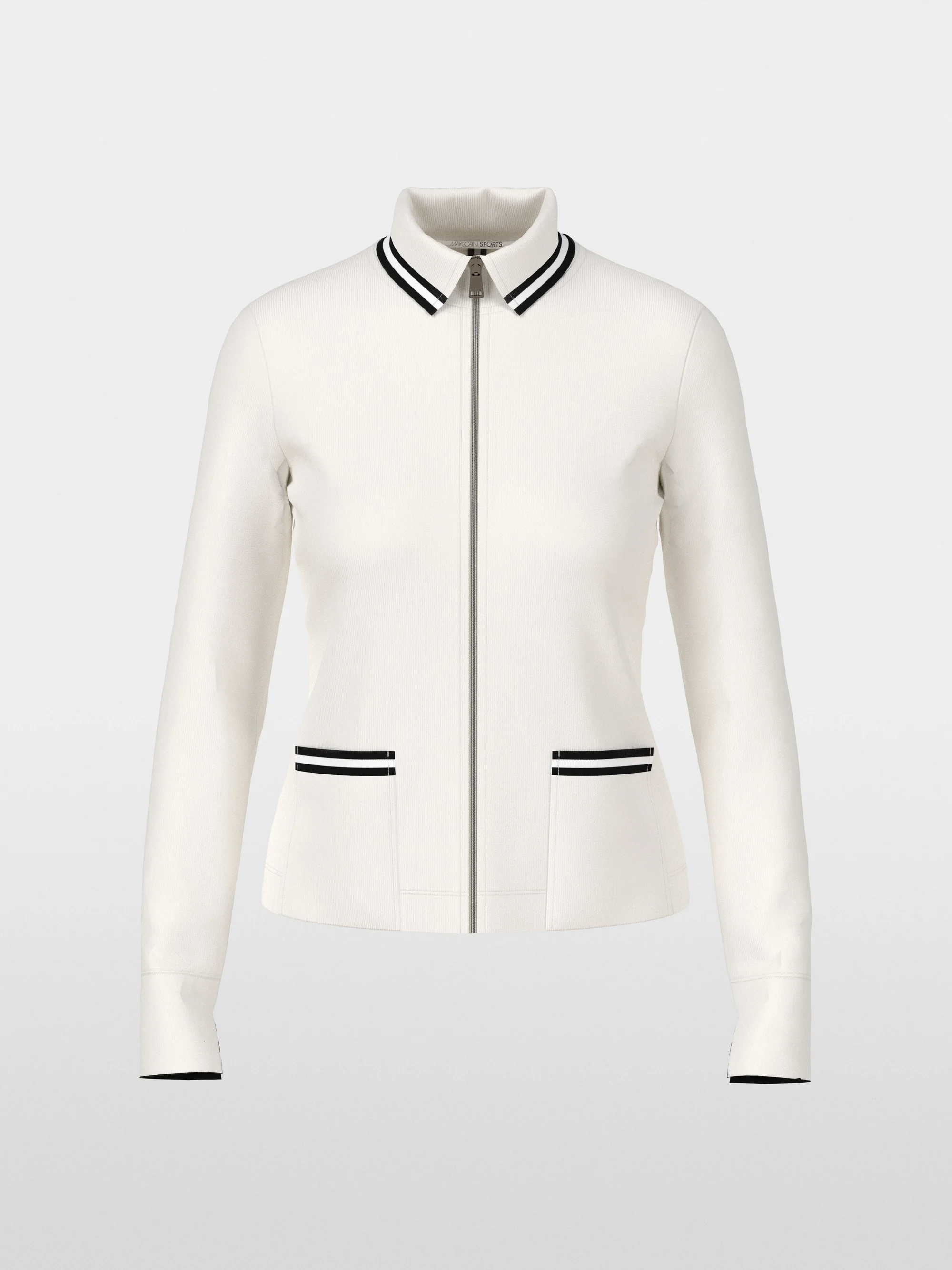 Marc-Cain Light jacket in cotton rib