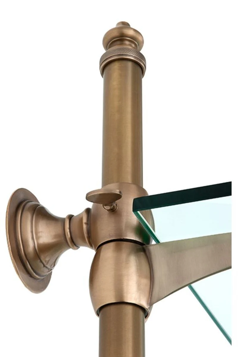 Casa Padrino dise?ador de doble pared estante de lat¨®n antiguo 220 x 41 x H. 240 cm - muebles de sala de lujo