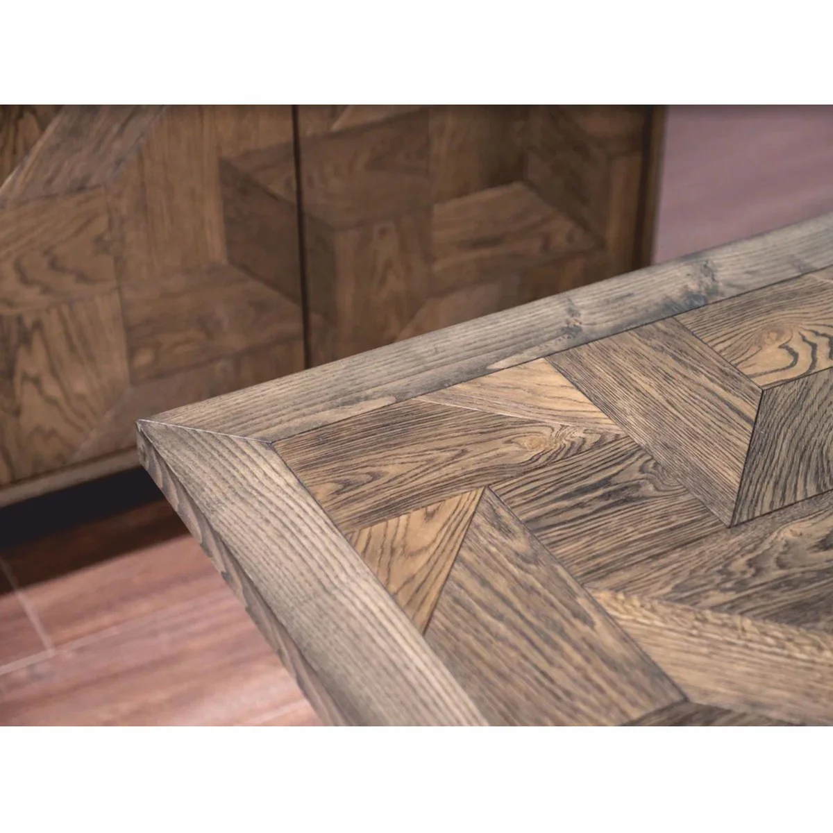 Casa Padrino mesa de comedor de lujo de madera maciza marr¨®n 198 cm - Muebles de comedor