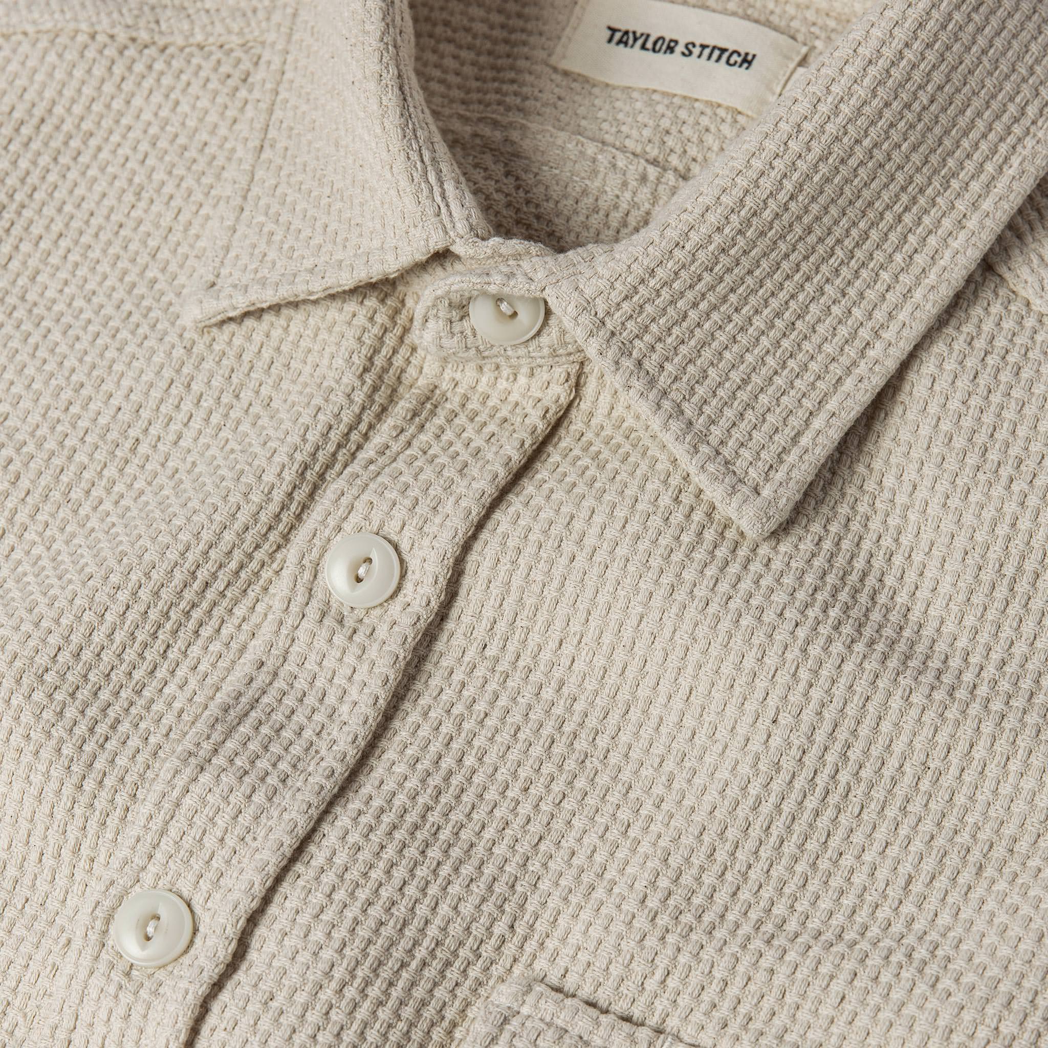 The Cash Shirt in Natural Sashiko
