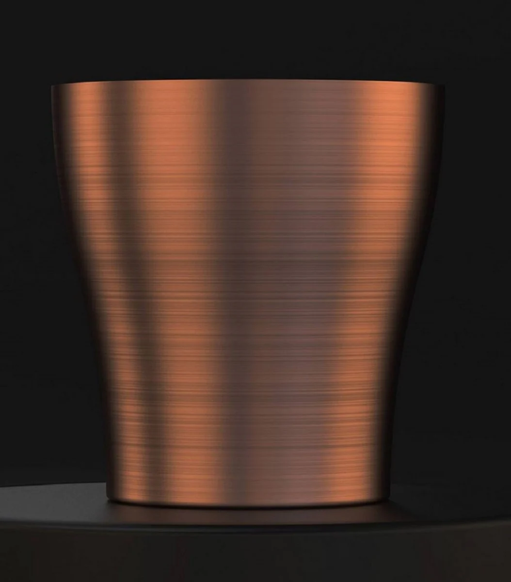 Casa Padrino enfriador de champ¨¢n de cobre de lujo ? 18 x A. 19 cm - Enfriador de vino redondo - Accesorios de gastronom¨ªa - Accesorios de restaurante - Accesorios de hotel - Colecci¨®n de lujo