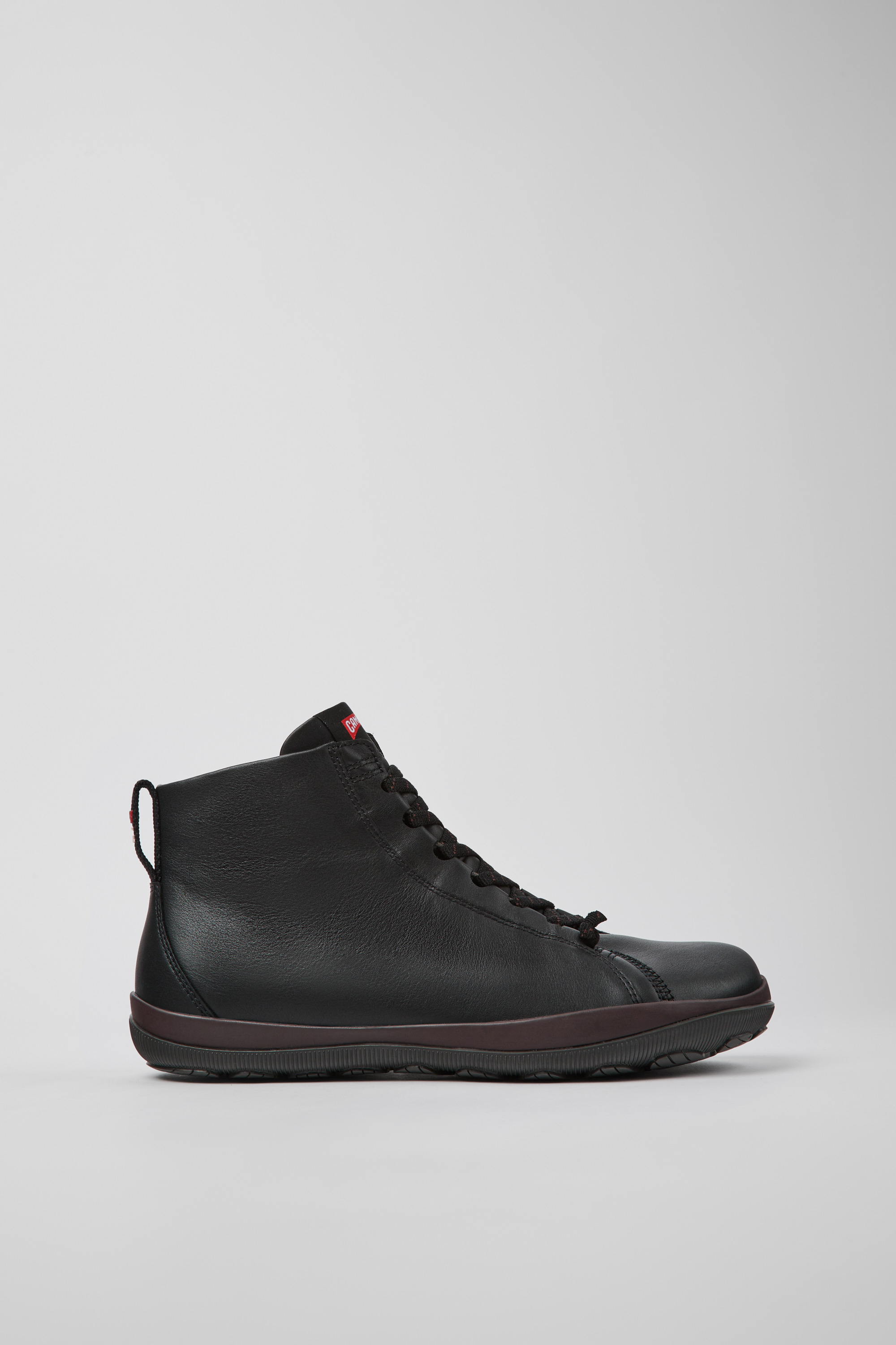 Peu Pista GORE-TEX GORE-TEX - Black leather ankle boots for men