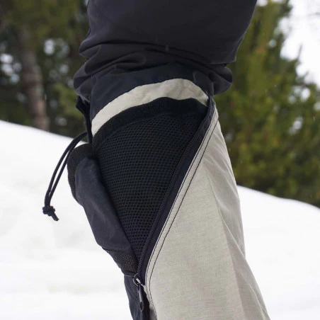 North Star Polaina Cordura® Suplex con ventilación beige - Pack 2 polainas paranieves