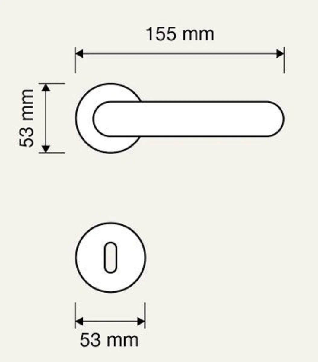 Casa Padrino conjunto de manija de puerta barroco oro franc¨¦s 15,5 x H. 5,3 cm - Manijas de Puerta de Estilo Barroco