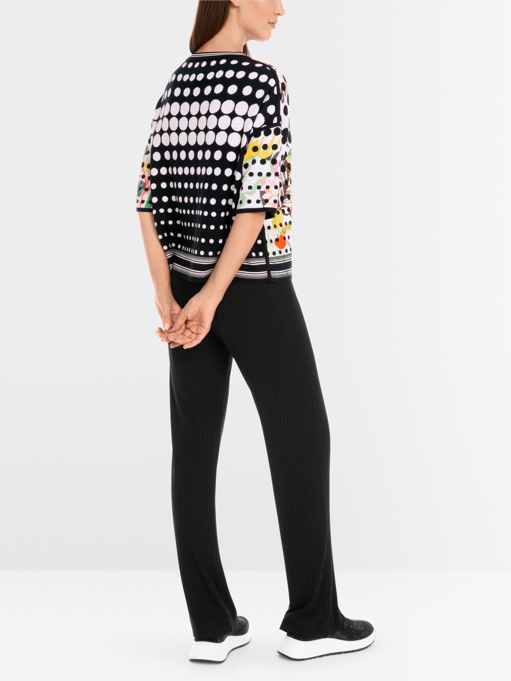 Marc-Cain Knitted in Germany short-sleeve sweater